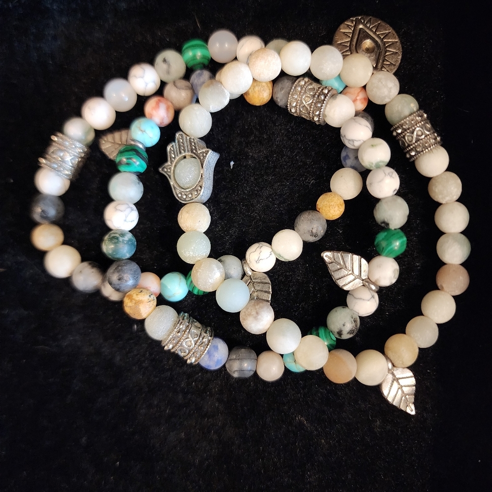 3-pack boho bracelets